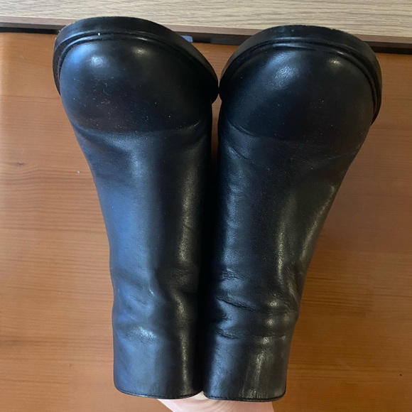 Louise et Cie Black Leather Ankle Booties Sz 8.5M - Picture 8 of 11